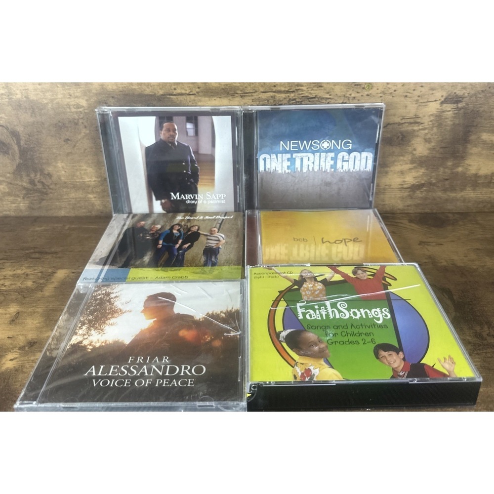 Bundle Of 6 Religion Worship Faith Religious CDs Lot Tested Fast & Safe Shipping